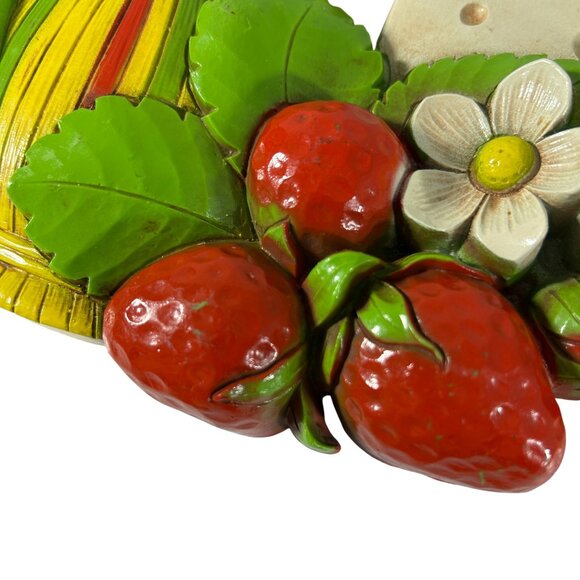 Vintage 70s Dart Industries Kitchen Wall Hangings 3D Mushrooms Lobster Onions - Picture 14 of 16